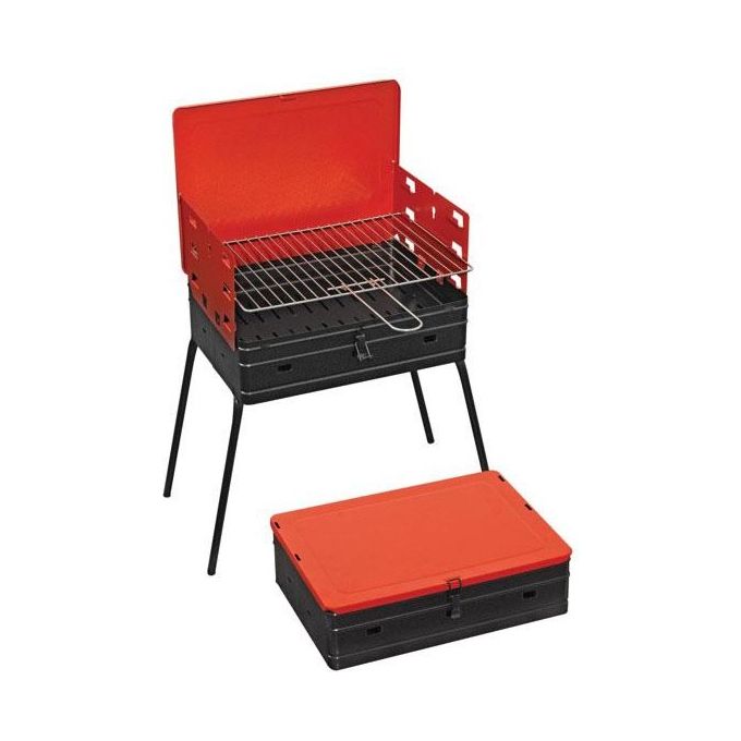 foto del prodotto mille 50055 barbecue rettangolare valigetta 40x30 h 72
