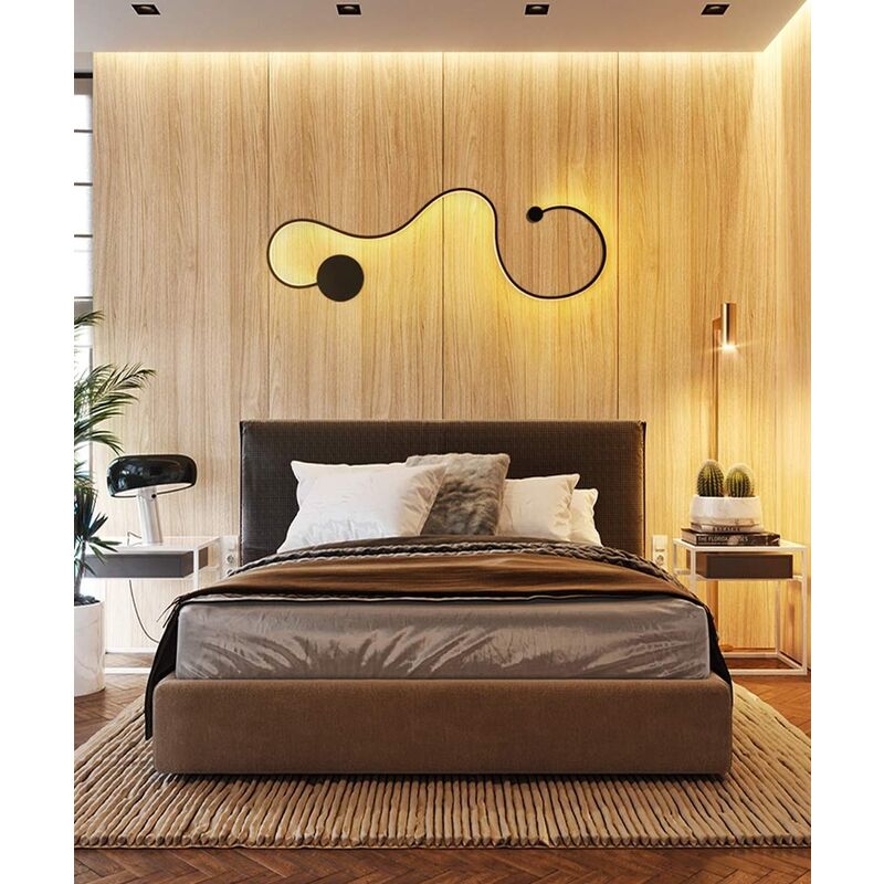 foto del prodotto mille lucciole applique parete led 28w plafoniera bianco moderno lampada camera luce naturale