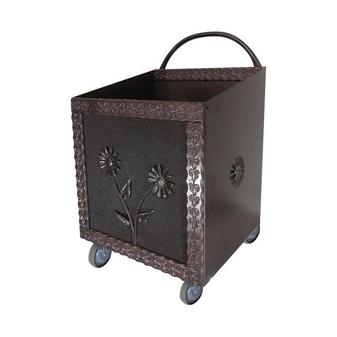 foto del prodotto mille portapellet ruote cm 37x42 h 57 nero