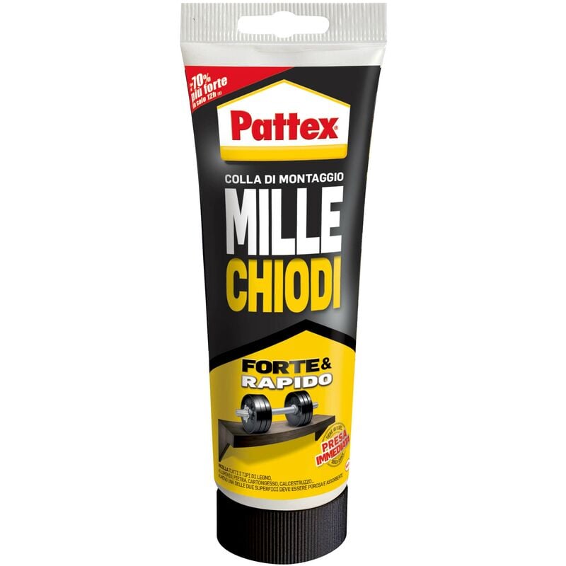 foto del prodotto millechiodi adesivo extraforte per incollaggi duraturi millechiodi forte rapido 250g pattex