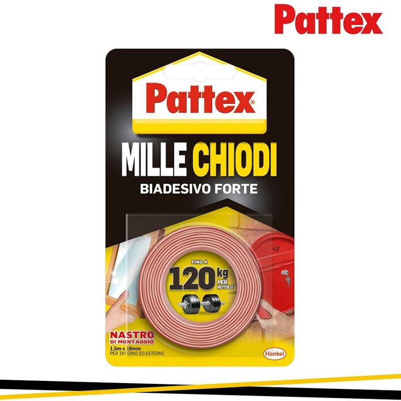 foto del prodotto millechiodi tape rotolo 19mmx1,5m pattex