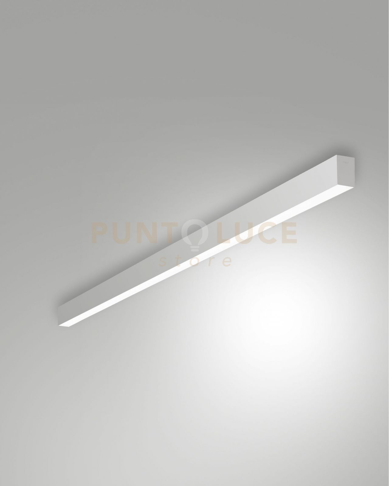 foto del prodotto millet plafoniera alluminio a led 3000k 3380lm 23w opale dimmerabile dali ip40 100cm