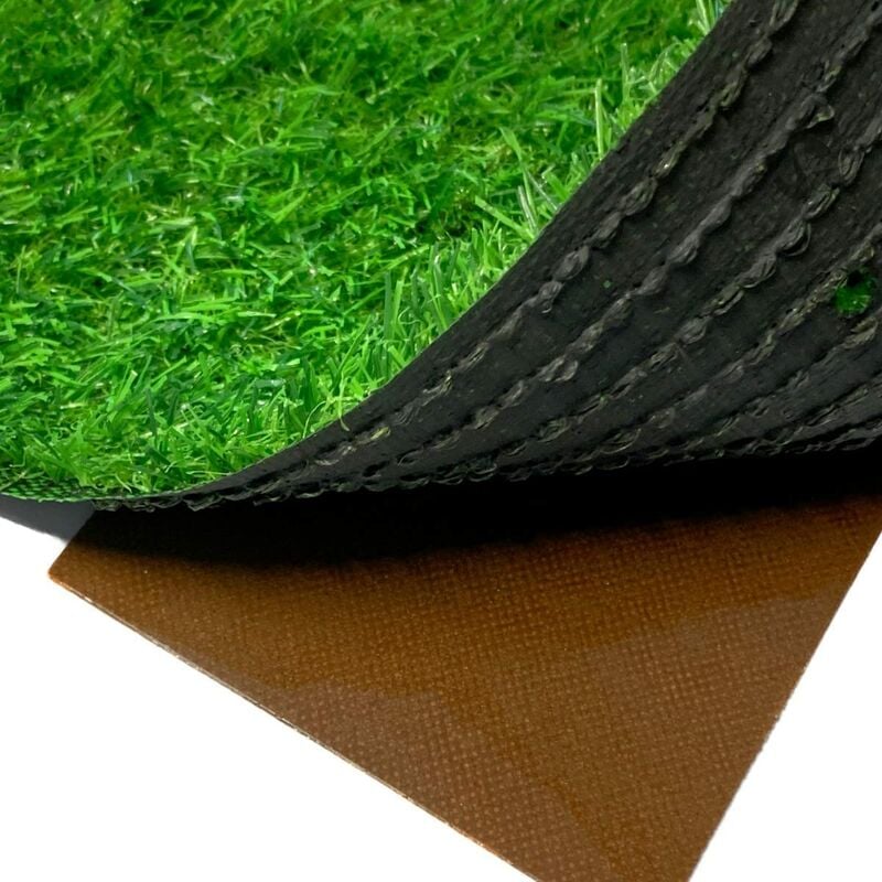 foto del prodotto milo srl patch di giunzione biadesiva 10 x 10 cm per prato sintetico 10 pezzi 200 gr mq