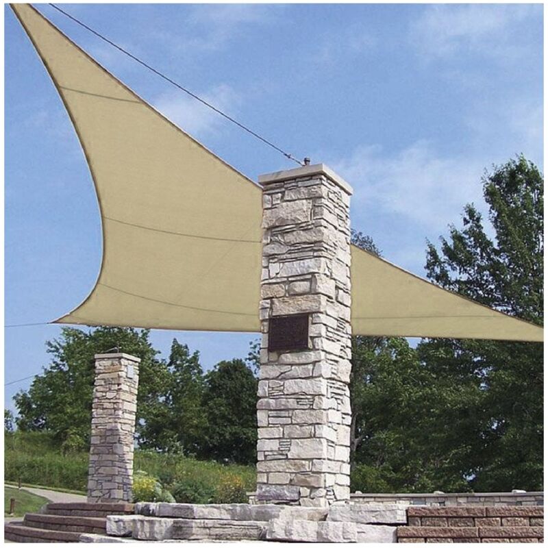 foto del prodotto milo srl vela tenda ombreggiante triangolare 5x5x5 metri 824 6 biacchi ettore