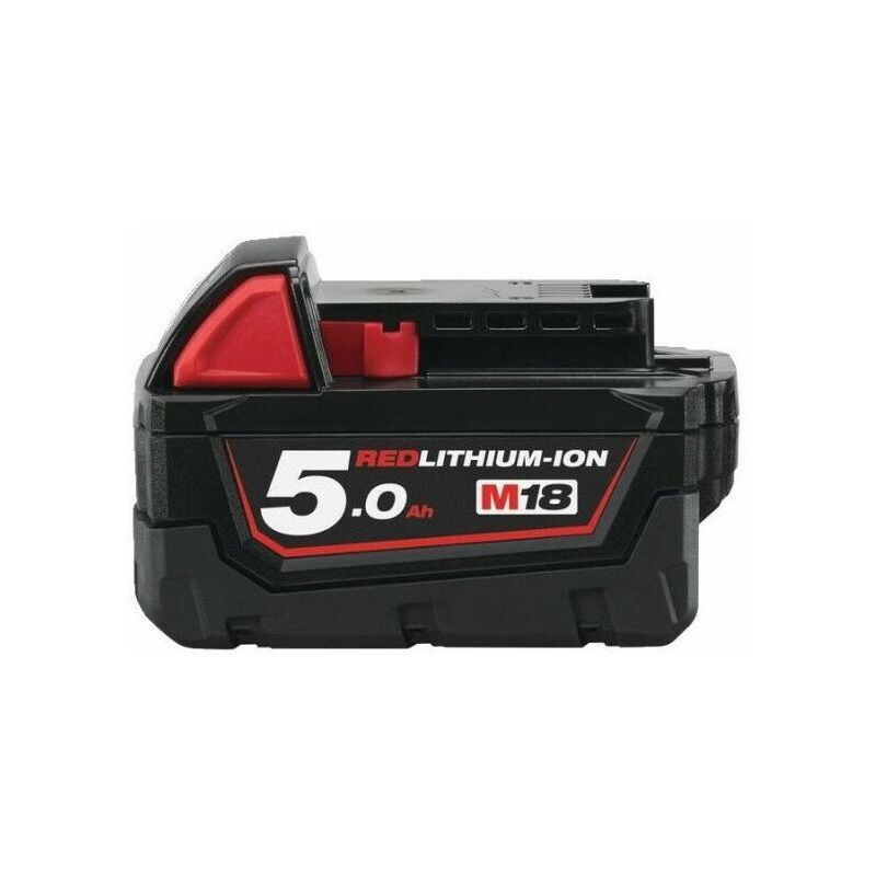 foto del prodotto milwaukee batteria al litio rossa 18v 5,0ah e m18 b5
