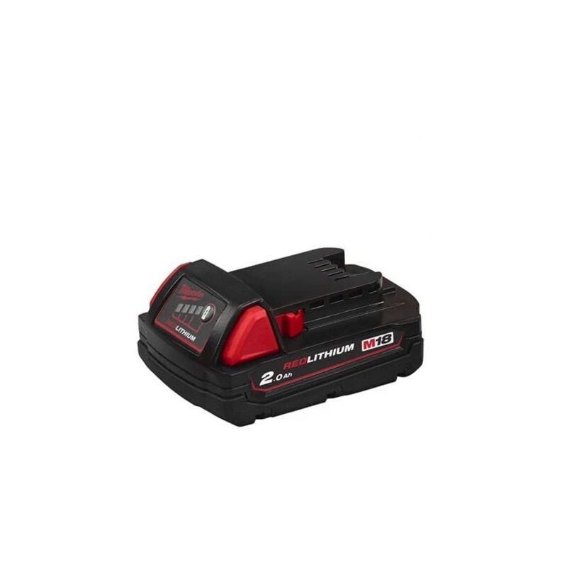 foto del prodotto milwaukee batteria m18b2 18v 2,0ah 4002395377237