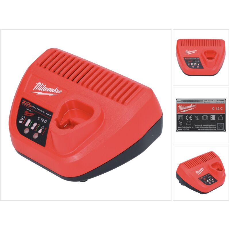 foto del prodotto milwaukee caricabatterie m12 c12 c 12 v li ion 4932352000 