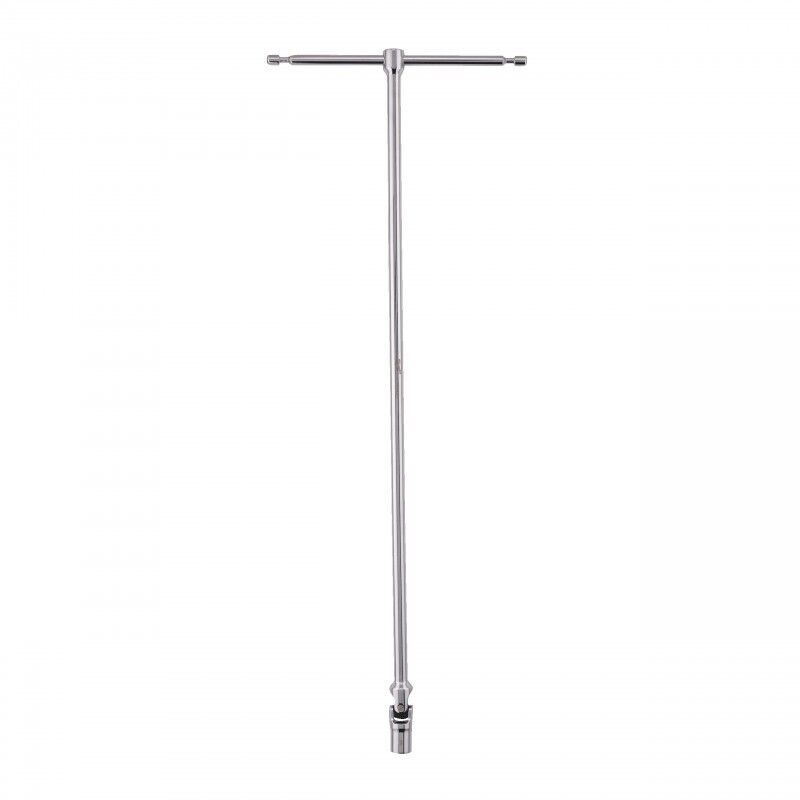 foto del prodotto milwaukee chiave a t con bussola esagonale snodata 13 mm