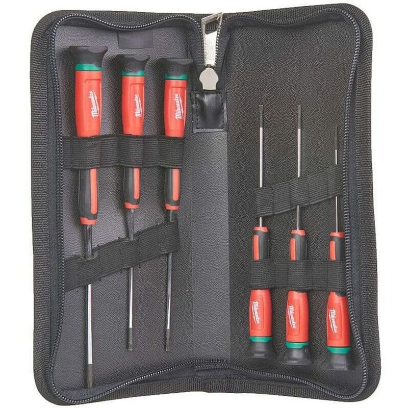 foto del prodotto milwaukee juego de 6 destornilladores de precisi n tx6, tx7, tx8, tx9, tx10 y tx15