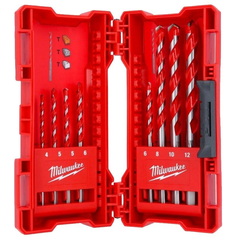 foto del prodotto milwaukee schlagbohrer f r beton 8 tlg. set 4 12 mm
