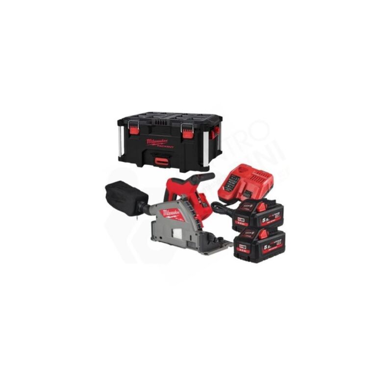 foto del prodotto milwaukee sega ad immersione 55 mm 18v 5,5ah m18 fps55 552p 4933478778