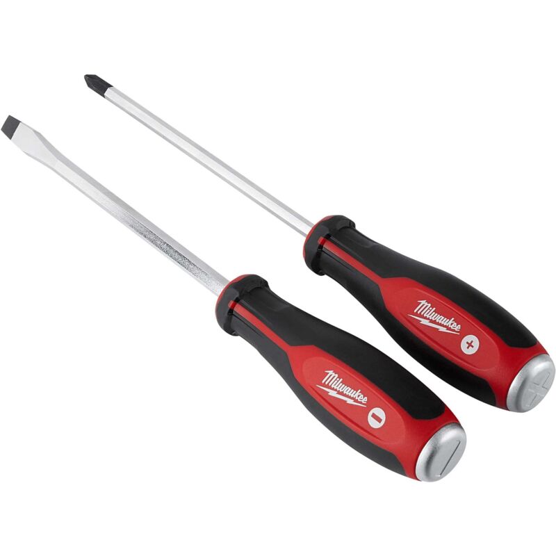 foto del prodotto milwaukee set di 2 cacciaviti magnetici nero rosso 4932471872