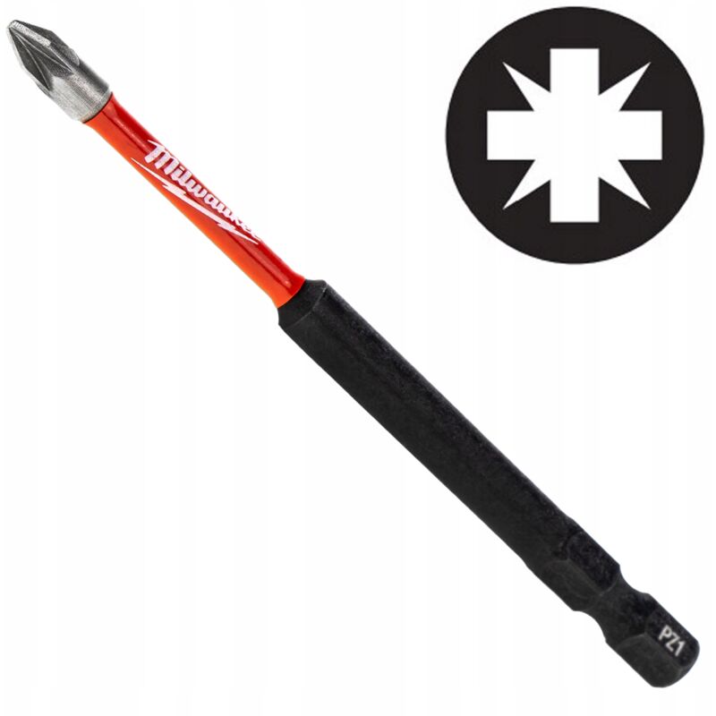 foto del prodotto milwaukee shockwave bit pz1 90mm 1 