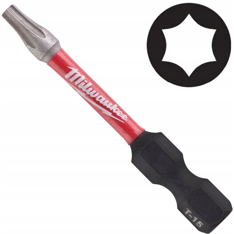 foto del prodotto milwaukee shockwave tx15 bit 50mm 1 