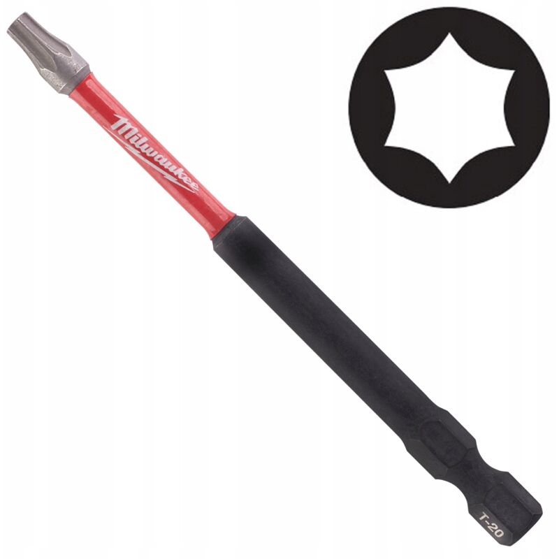 foto del prodotto milwaukee shockwave tx20 bit 90mm 1 