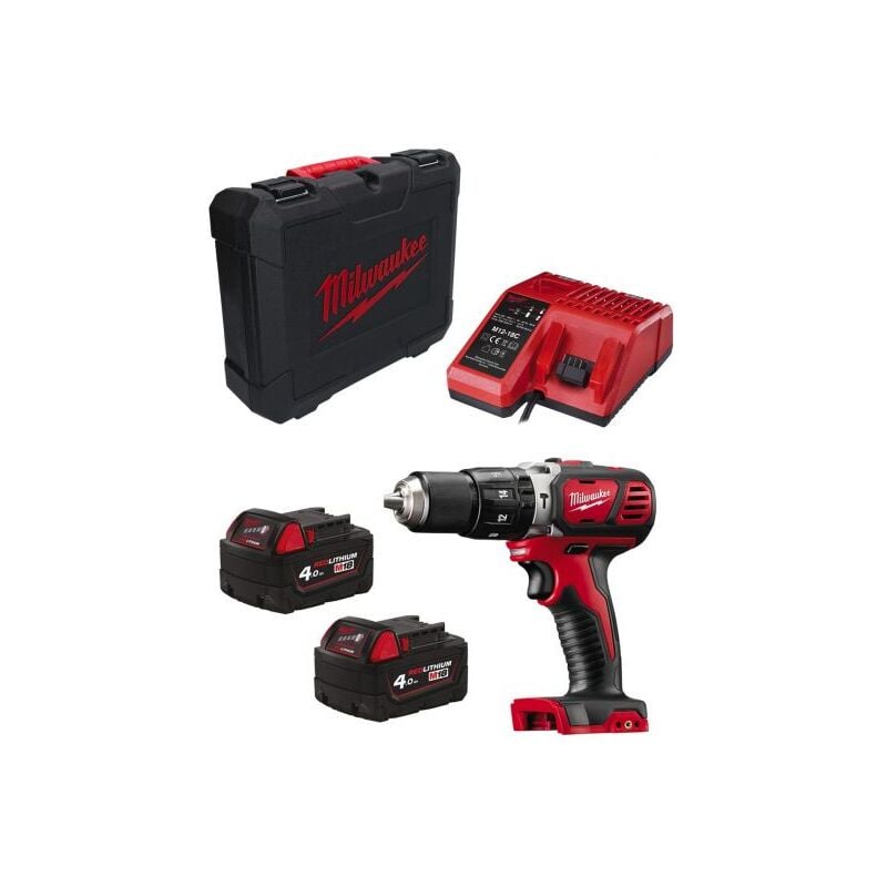 foto del prodotto milwaukee trapano a percussione m18bpd 402c 2 x.. 4002395003174