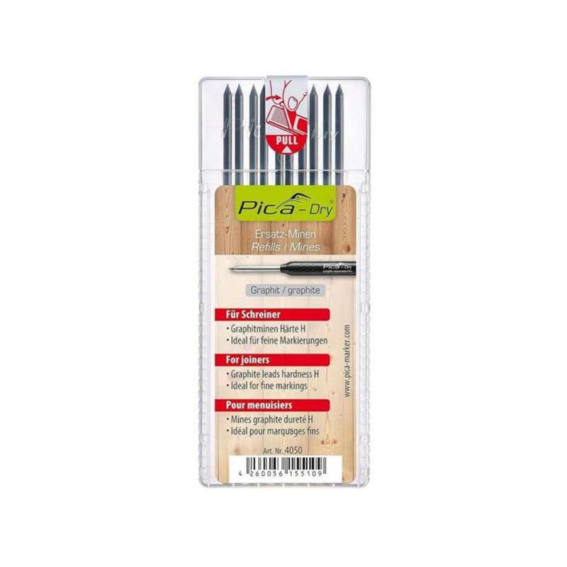 foto del prodotto mina dry grafite falegname pz 10 4050 pica