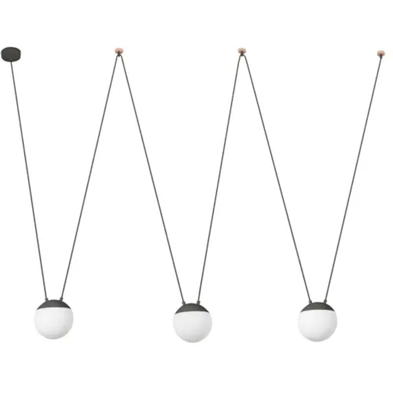 foto del prodotto mine space sospensione grigia 3l marca faro