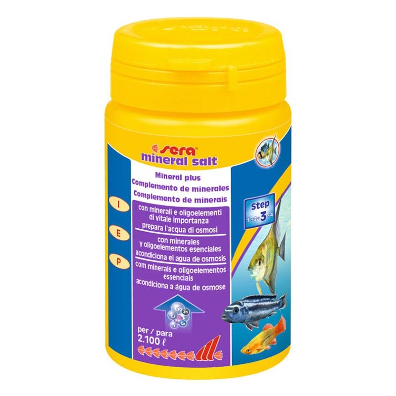 foto del prodotto mineral salt integratore di sali per acqua osmotica formato 100 ml sera