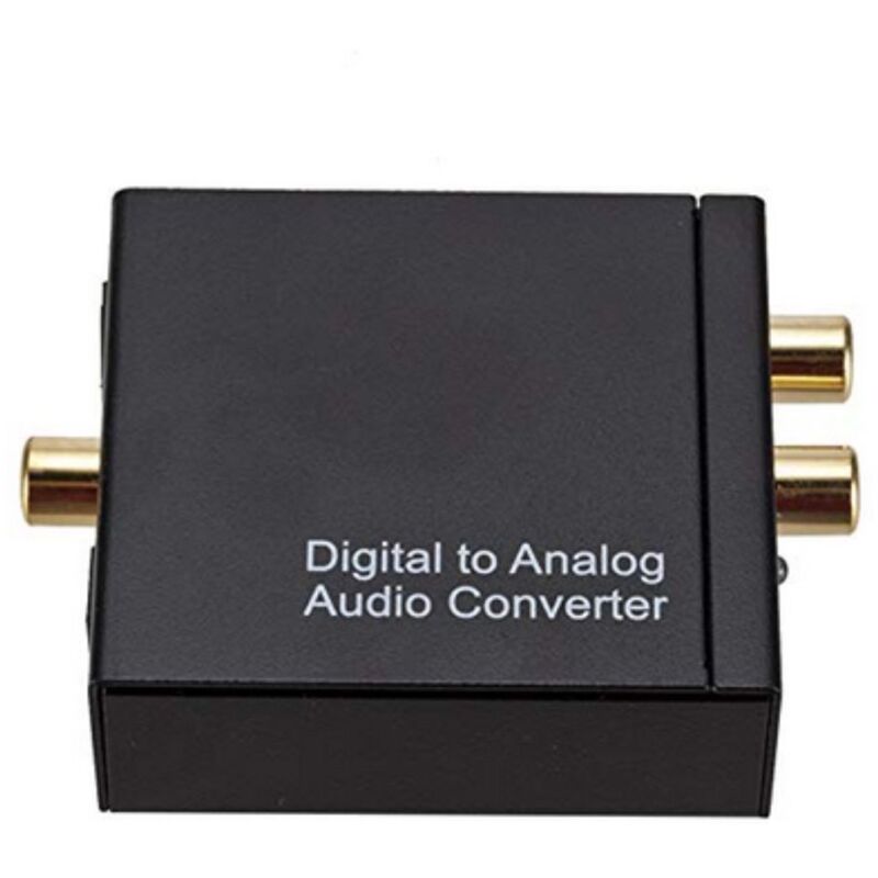 foto del prodotto mini adattatore convertitore audio digitale analogico rca converter coassiale