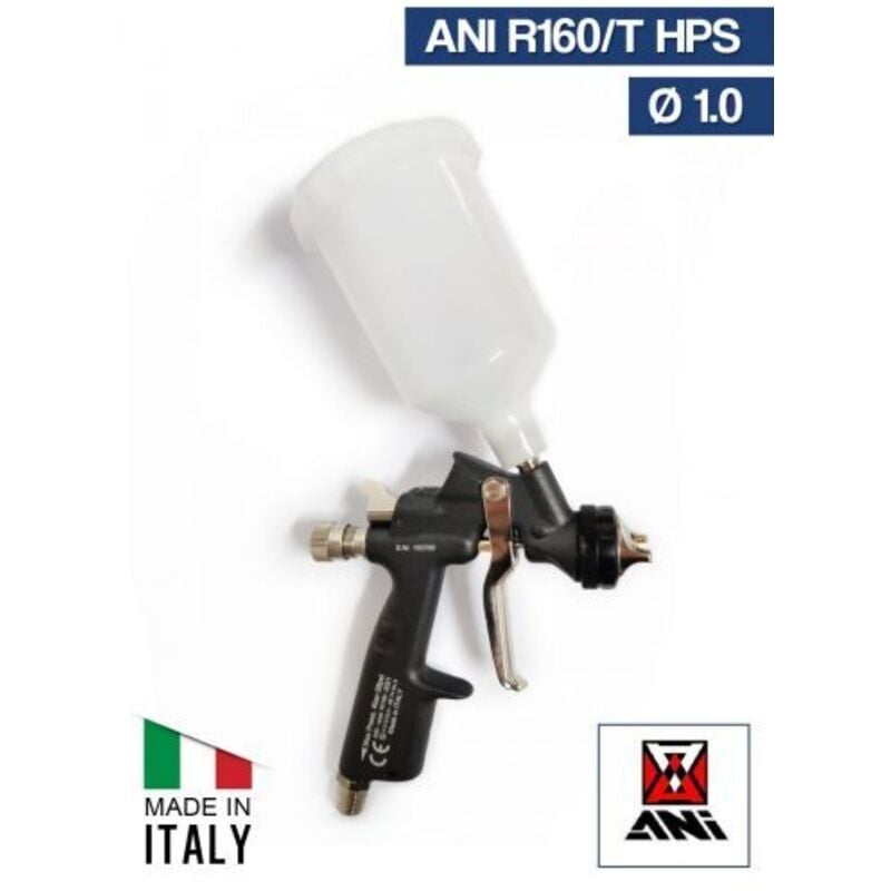 foto del prodotto mini aerografo pistola a spruzzo verniciatura profes. r160 t hps 1.0 ani 37787 