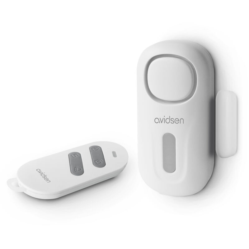 foto del prodotto mini allarme con telecomando small doorguard control 120 db sirena - avidsen - 100022