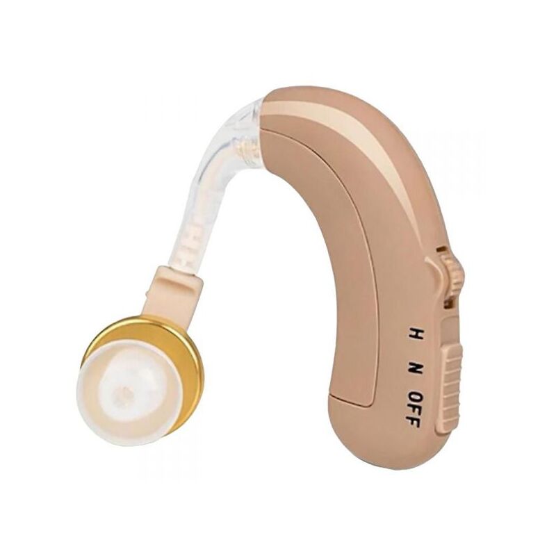foto del prodotto mini apparecchio acustico ricaricabile amplificatore suoni udito orecchio xb 202