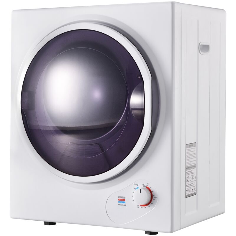 foto del prodotto mini asciugatrice, 2,5 kg, a parete, funzionamento semplice, timer da 200 minuti, doppio filtro, riscaldatore ceramico ptc, cestello in acciaio