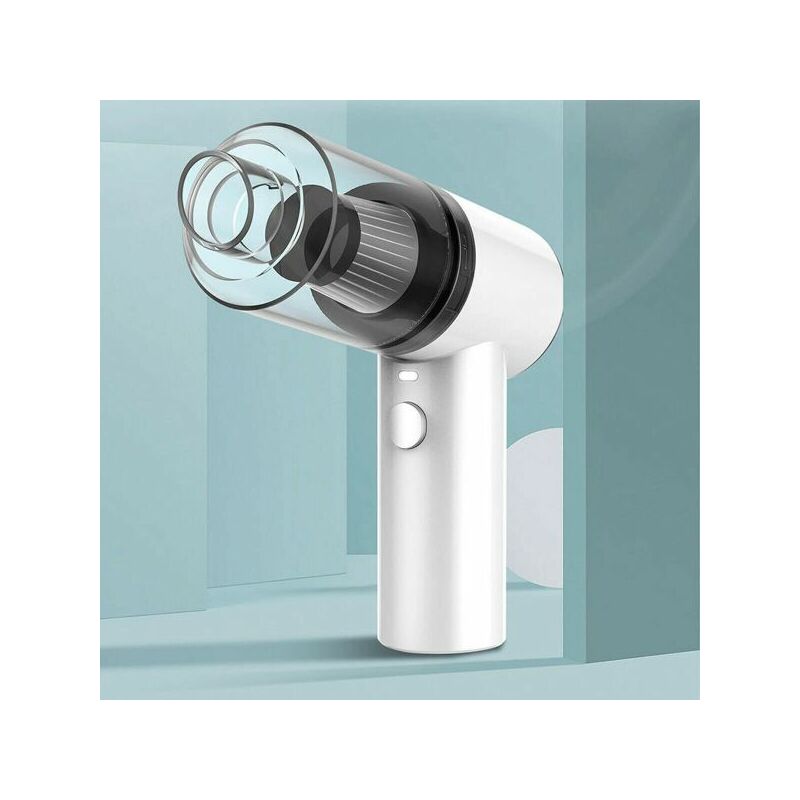 foto del prodotto mini aspirapolvere portatile ricaricabile per auto casa 120w