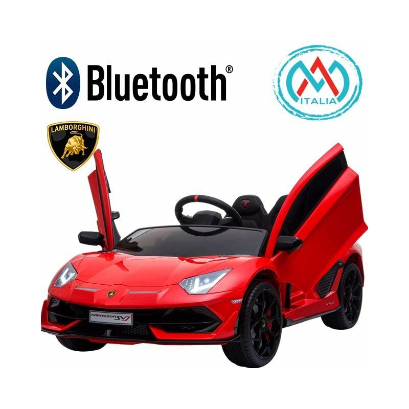 foto del prodotto mini auto per bambini lamborghini aventador red de red de