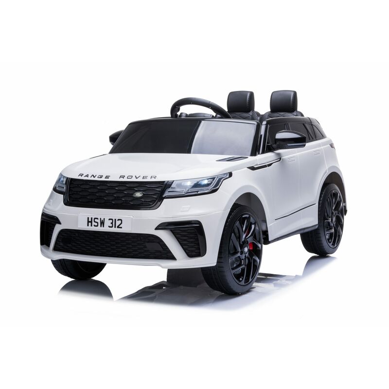 foto del prodotto mini auto per bambini land rover velar white de white de