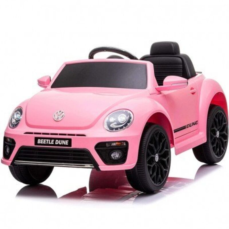 foto del prodotto mini auto per bambini volkswagen the beetle small pink de