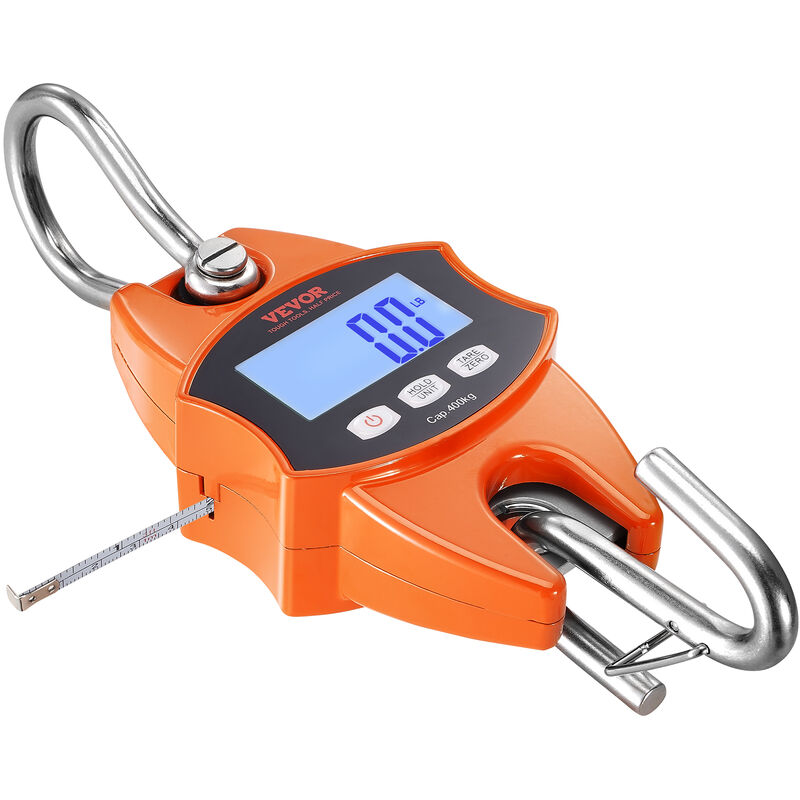 foto del prodotto mini bilancia industriale sospesa carico 0,15 kg a 400kg, mini bilancia digitale da gru in alluminio fuso schermo lcd alta precisione, mini bilancia