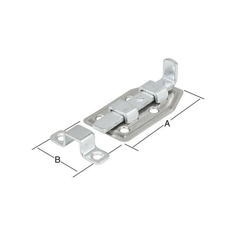foto del prodotto mini blocco con loop galv 40x22 mm.