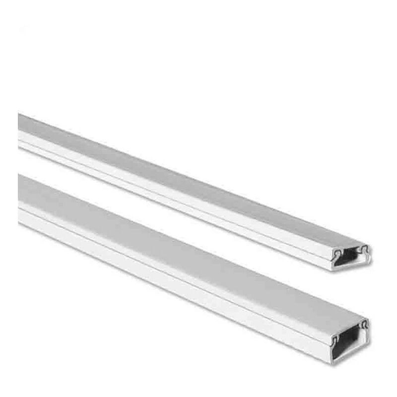 foto del prodotto mini canale di iniezione bianco pvc 2m 10x20mm leggero e pratico