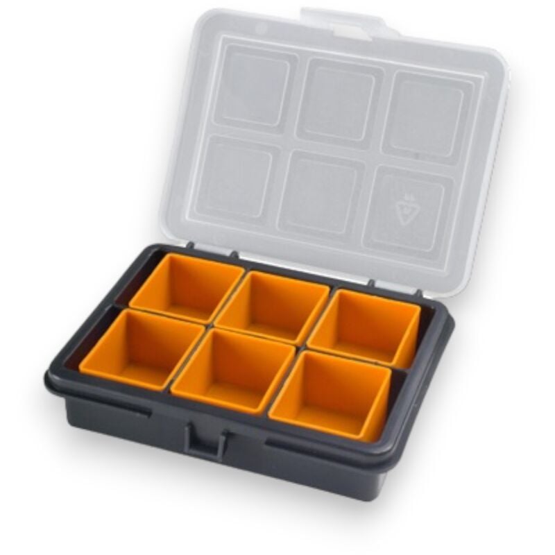 foto del prodotto mini cassetta organizer porta minuterie ferramenta con vaschette estraibili