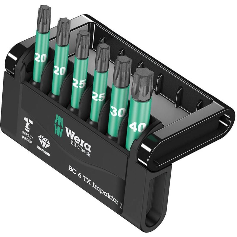 foto del prodotto mini check impaktor 2 05057693001 kit inserti 6 parti torx interno tecnologia impaktor wera