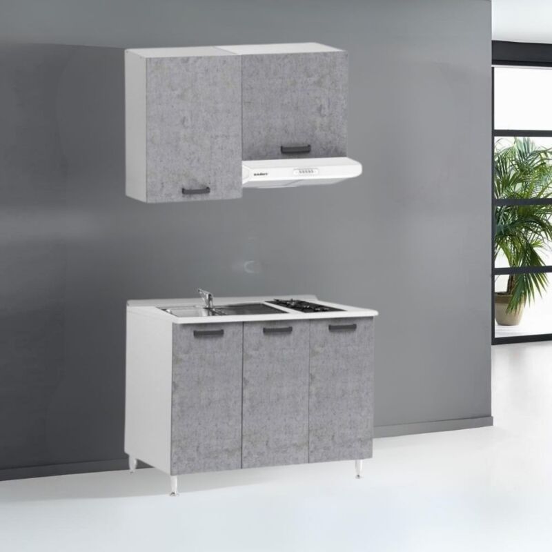 foto del prodotto mini cucina monoblocco cemento zagabria 120
