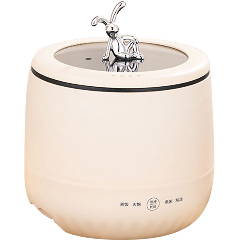 foto del prodotto mini cuociriso elettrico intelligente antiaderente da 1,8 litri per zuppe di cereali, porridge, stufati eosnow