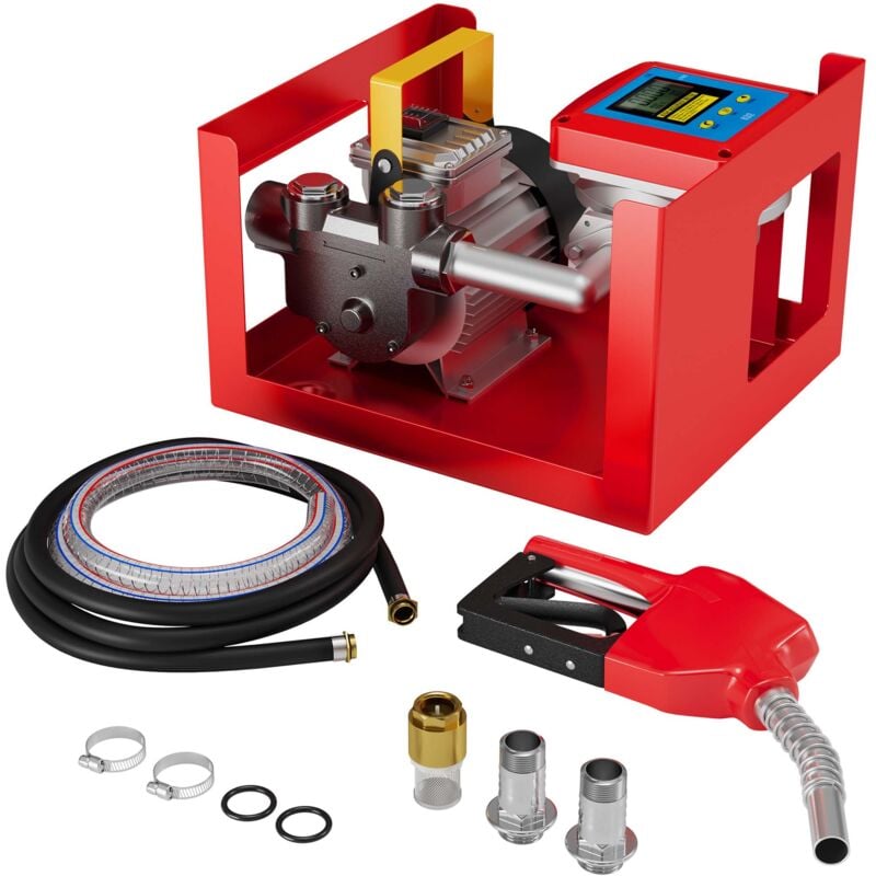 foto del prodotto mini distributore diesel gasolio con pompa autoadescante 230v 550w 60 l min e pistola erogatrice