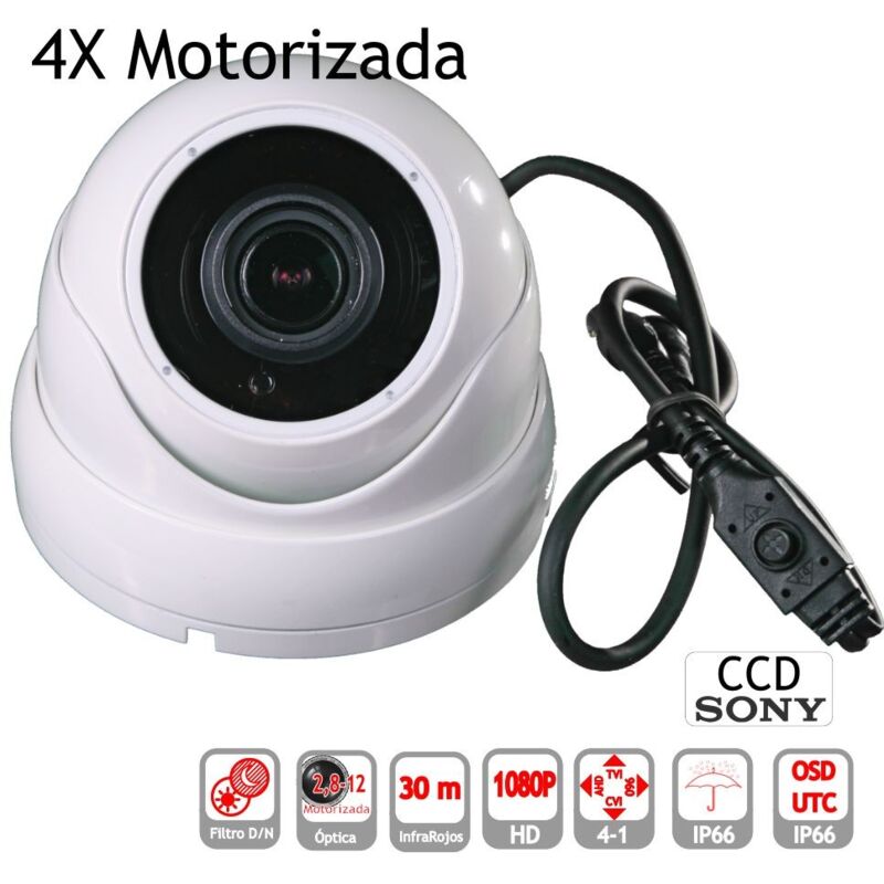 foto del prodotto mini domo 4 in 1 1080p prestato motorizzato esterno 2,8 12 mm jandei