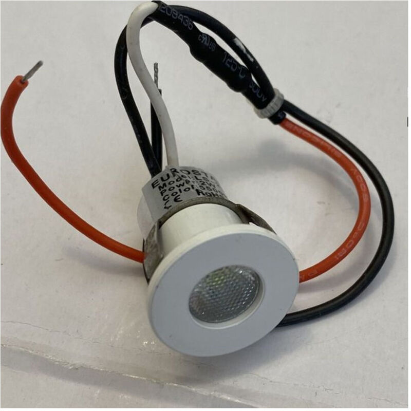 foto del prodotto mini faretto led 2 w incasso 3v 5v luce naturale 4500k punto luce diametro 20 mm trade shop traesio