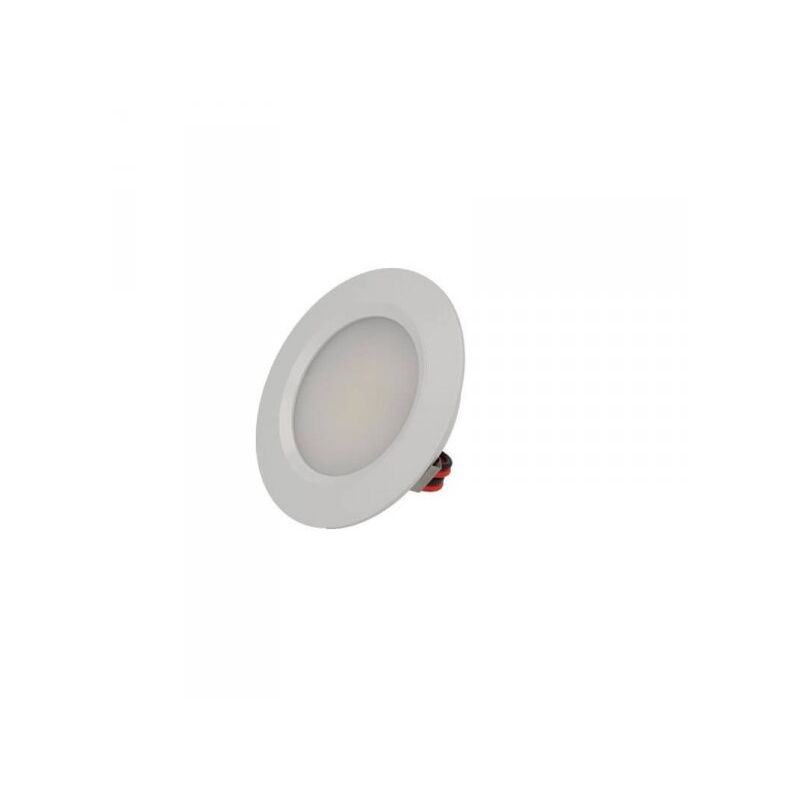 foto del prodotto mini faretto led da incasso carcassa bianca rotondo 3w ac dc 12v dc 24v bianco freddo foro 50mm