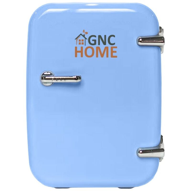 foto del prodotto mini frigo 4l blu per trucco cura della pelle e auto raffreddamento e riscaldamento offerta esclusiva