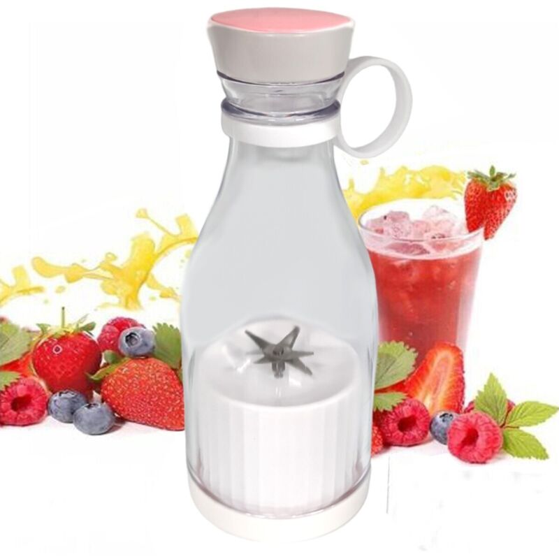 foto del prodotto mini frullatore portatile usb da viaggio succo frutta mixer frullati 420ml