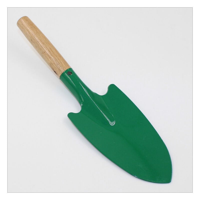 foto del prodotto mini giardinaggio manico in legno pala attrezzi leggeri per donne uomini artritici anziani verde