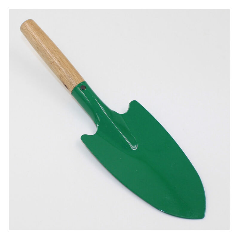 foto del prodotto mini giardinaggio manico in legno pala attrezzi leggeri per donne uomini artritici anziani verde