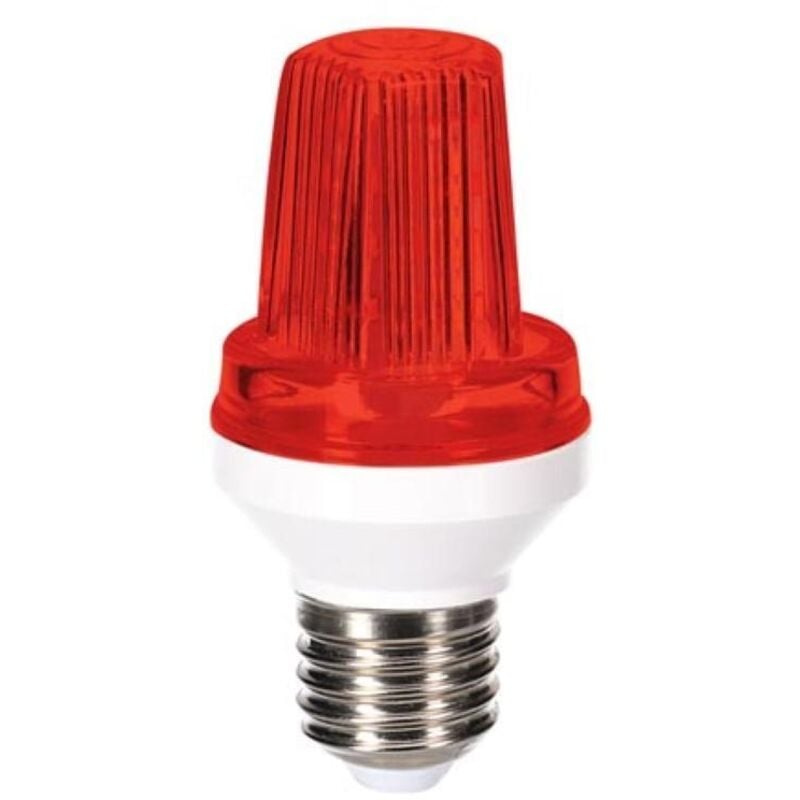 foto del prodotto mini lampada strobo led attacco e27 3 w rosso