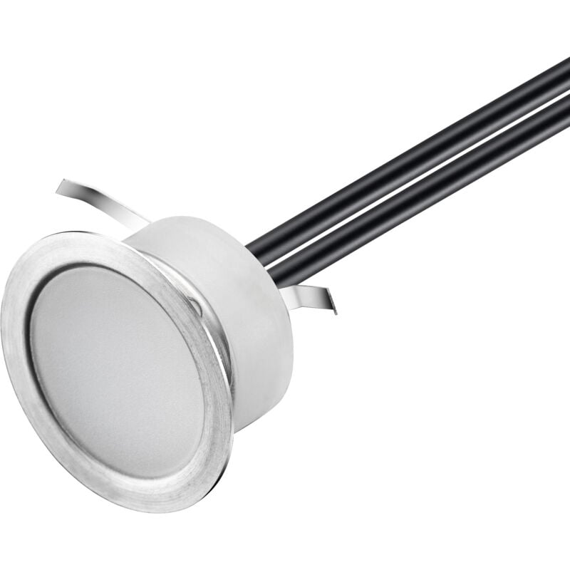 foto del prodotto mini led spot integrato 1w 12v luce gialla