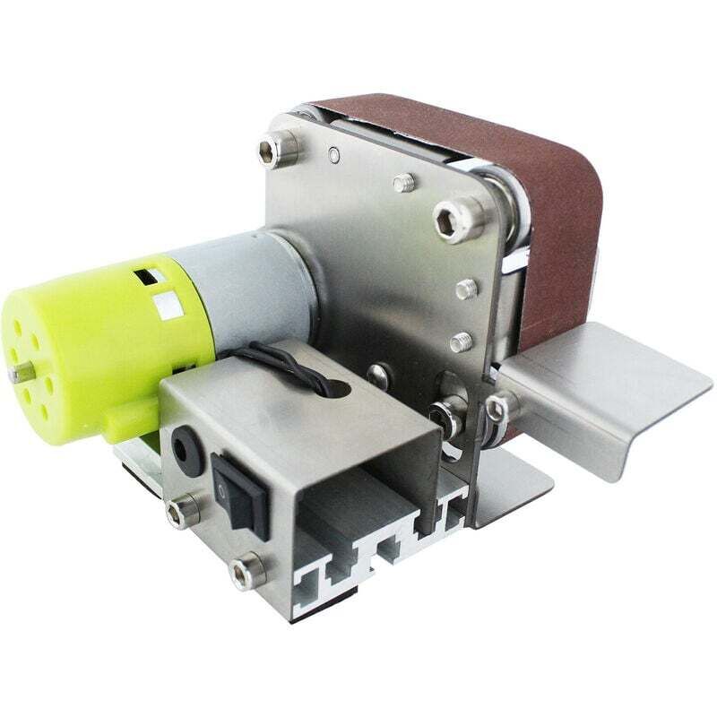 foto del prodotto mini levigatrice a nastro levigatrice elettrica levigatrice lucidatrice rettificatrice 7 velocit variabili